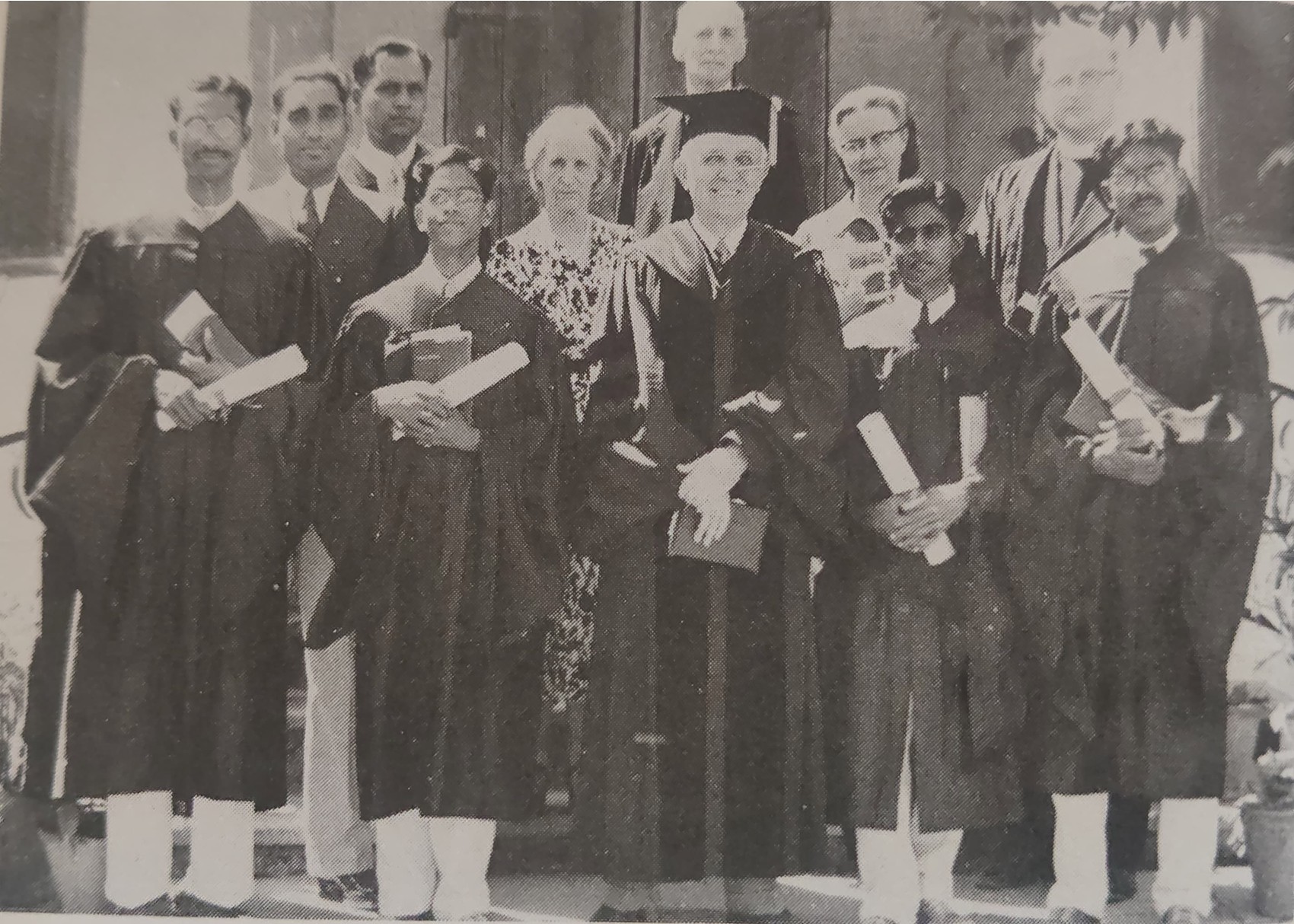 The First Graduates of 1953 Portrait