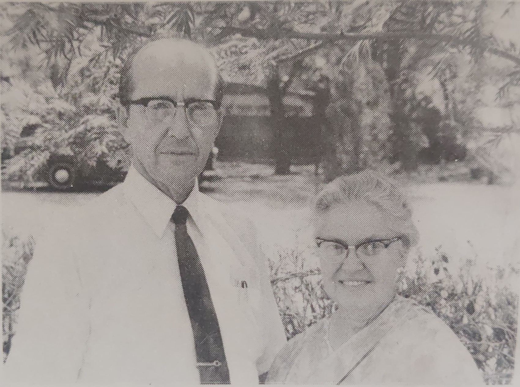 Rev. Paul Miller and wife Vesta Portrait